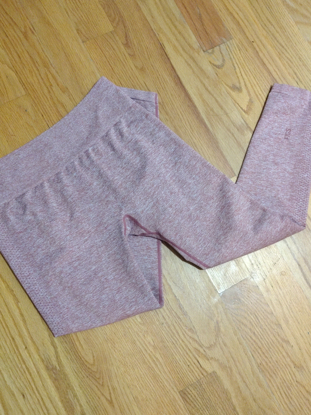 FIGS Underscrun Seamless Stretch Leggings in Dusty Rose